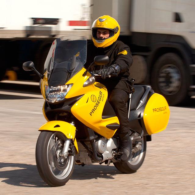 agente prosegur colombia motorizado