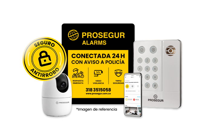 Uso alarma Prosegur Colombia